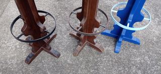 Taburetes  Sillas antiguos vintage más de 40 años