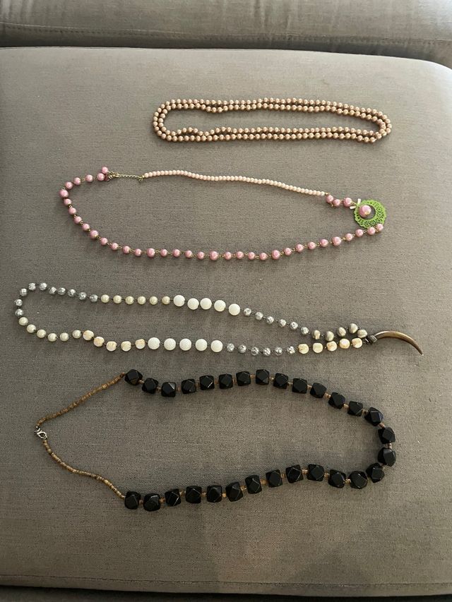 Lote de 4 collares