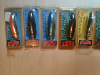Lote 7 señuelos Rapala Minnow Spoon