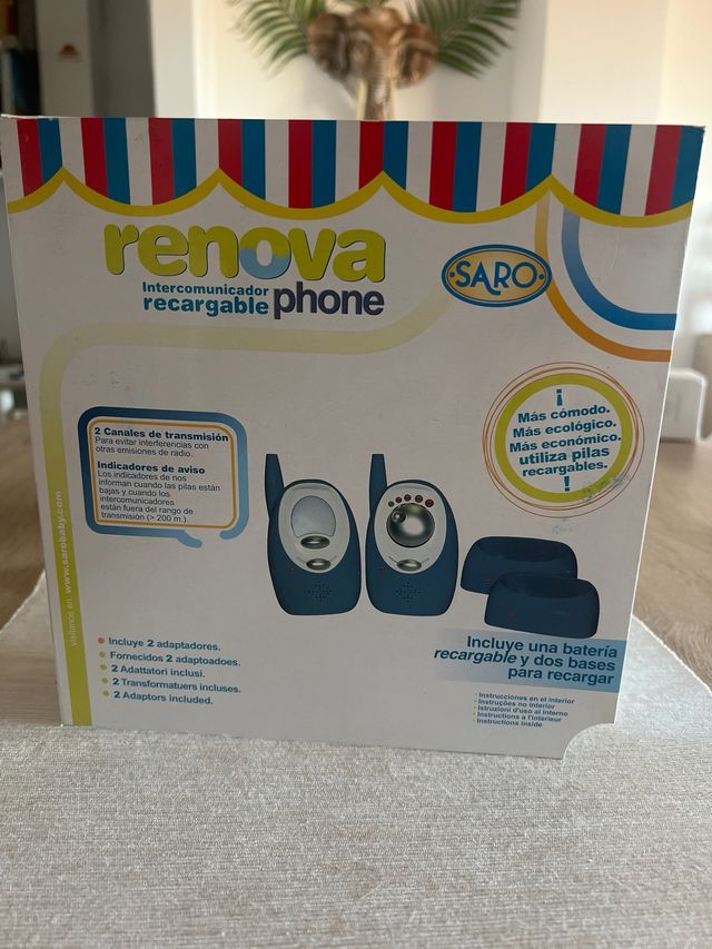 Intercomunicador Saro Renova Phone Recargable