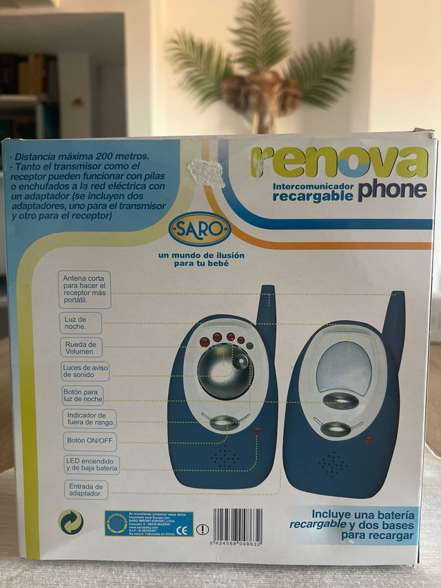 Intercomunicador Saro Renova Phone Recargable