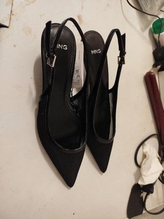 Zapatos Mango Talla 35 Negros