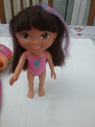 Mochila, Bolso y Muñeca Dora la Exploradora