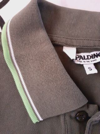 Polo bimbo SPALDING manica corta cotone