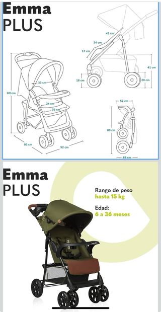 Silla de paseo bebé Lionelo