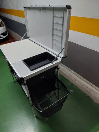 Mesa Cocina Camping Plegable