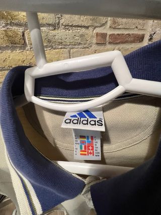 Adidas Polo Beige Vintage 90s