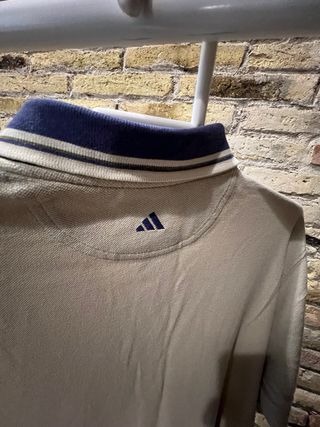 Adidas Polo Beige Vintage 90s