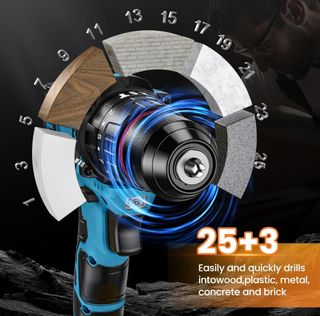 Taladro Inalámbrico 21V con Batería y Accesorios