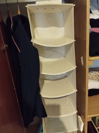 Guardarropas de tela para armario nuevo