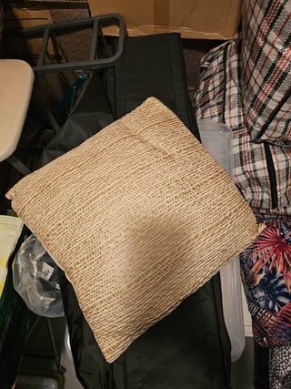 Cojines de terciopelo con estampado floral