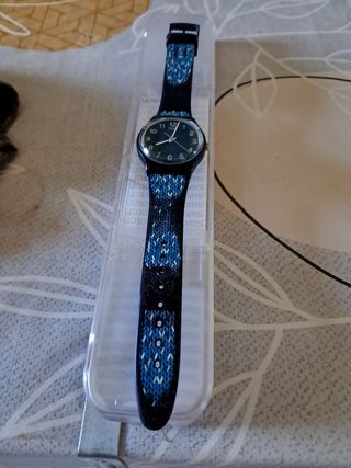 Orologio Swatch Blu/Nero