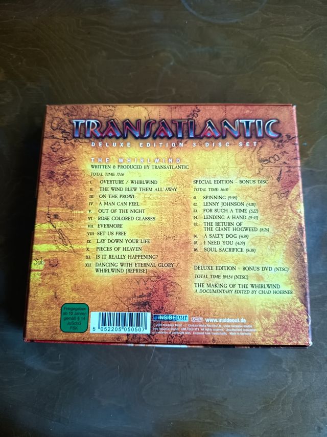 Transatlantic – The Whirlwind (Deluxe 2CD + DVD)