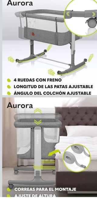 Cuna colecho Lionelo