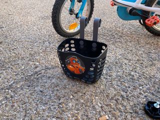 Cesta Bicicleta Infantil Negra Btwin.