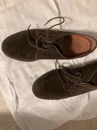 Zapatos de ante Snipe marrones