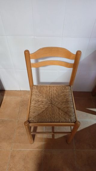 Sillas de cocina de madera