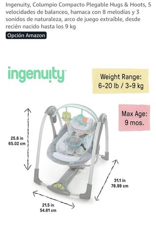 Hamaca para bebé ingenuity