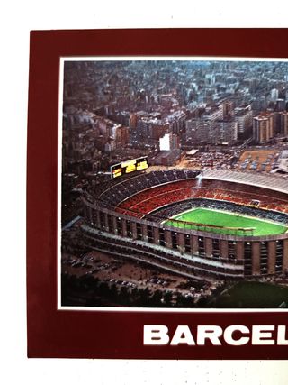 Postal CAMP NOU 80's FC BARCELONA