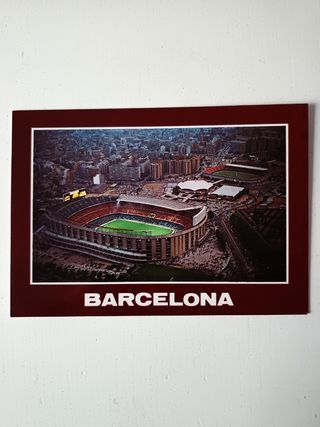 Postal CAMP NOU 80's FC BARCELONA