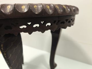 Mesa té o café decorada a mano