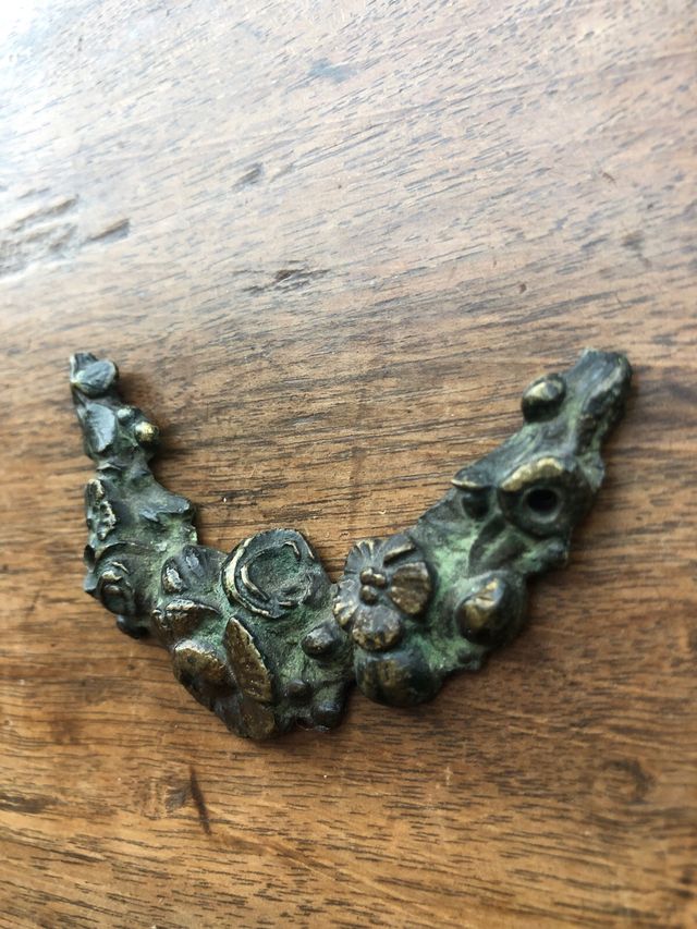 Fregio in bronzo antico XVII secolo 600 1600