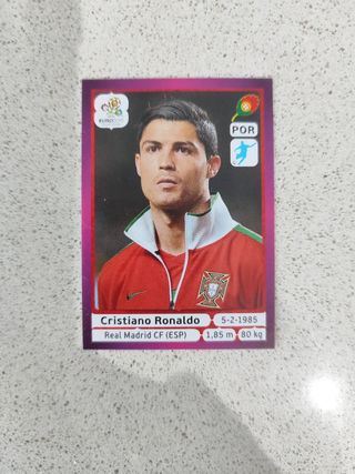 CROMO CRISTIANO RONALDO EUROCOPA 2012 PANINI