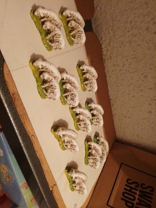 Statuine in vetro resina 11 pezzi