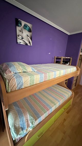 Litera de madera alta calidad