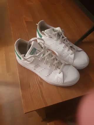 Zapatillas Adidas Stan Smith Blancas y Verdes