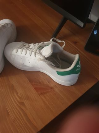 Zapatillas Adidas Stan Smith Blancas y Verdes