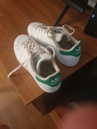 Zapatillas Adidas Stan Smith Blancas y Verdes