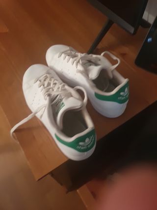 Zapatillas Adidas Stan Smith Blancas y Verdes