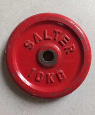 Discos Salter 10kg Rojo