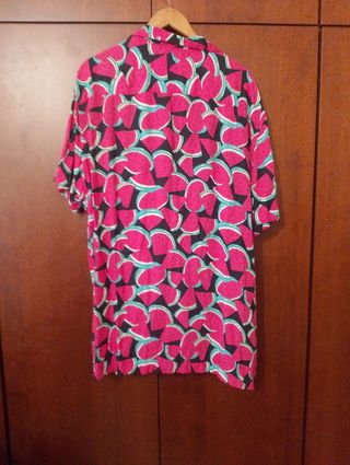 Camisa Estampada Sandía Talla Grande 4XL
