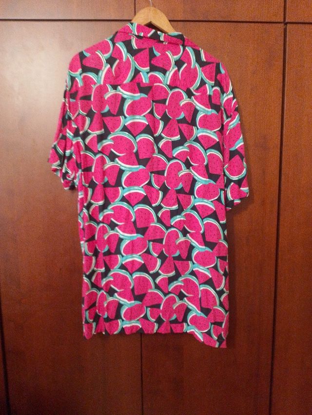 Camisa Estampada Sandía Talla Grande 4XL