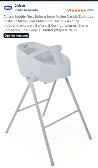 Bañera Chicco Bubble Nest Evolutiva
