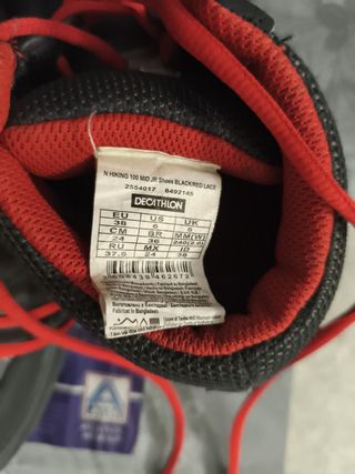 Botas de montaña Decathlon talla 38