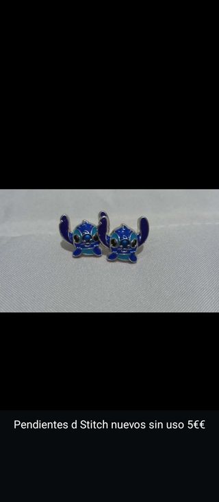 Pendientes Stitch nuevos 5€