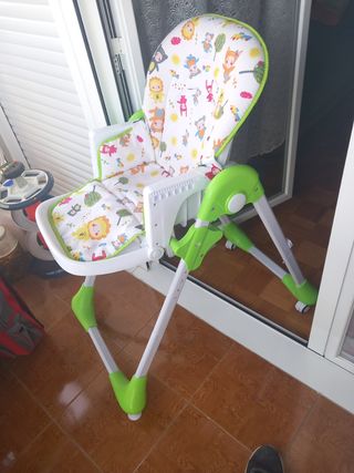 Trona infantil con estampado de animales