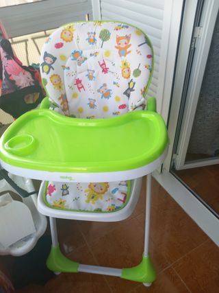 Trona infantil con estampado de animales