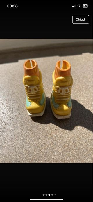 Stivali per bambole Winx  Giallo/Azzurro