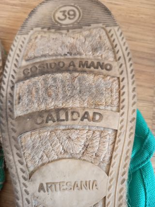 Alpargatas verdes