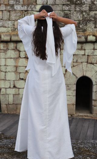 Vestido Medieval Blanco