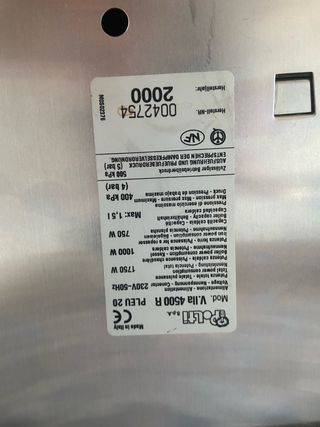 Plancha Central de Vapor Vaporella 4500 R