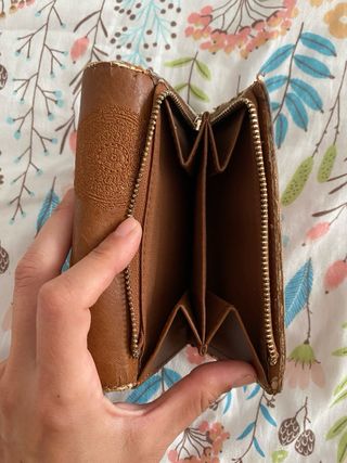 Cartera Desigual Marrón Estampada