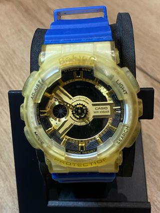 Reloj Casio Baby-G Dorado y Azul