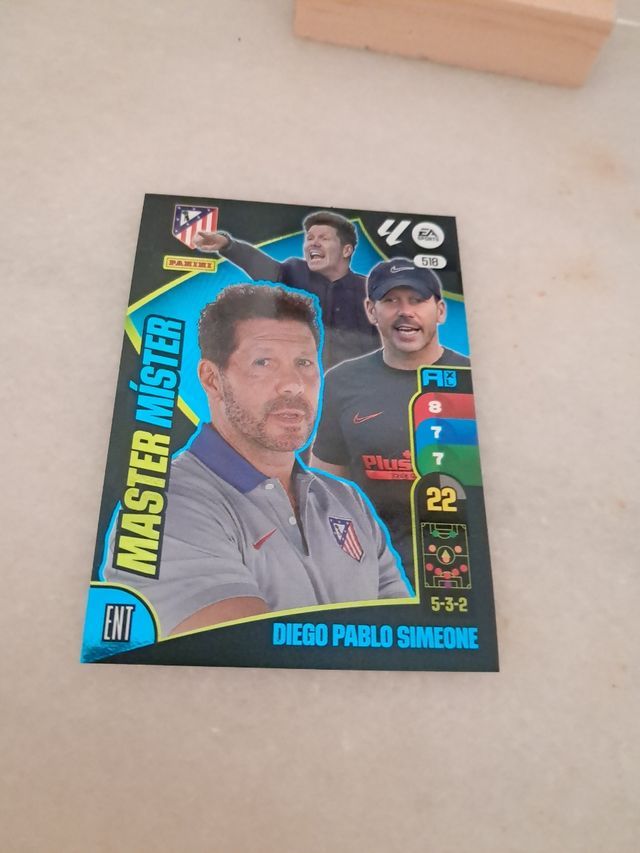 Cromo Master Mister Diego Pablo Simeone Panini