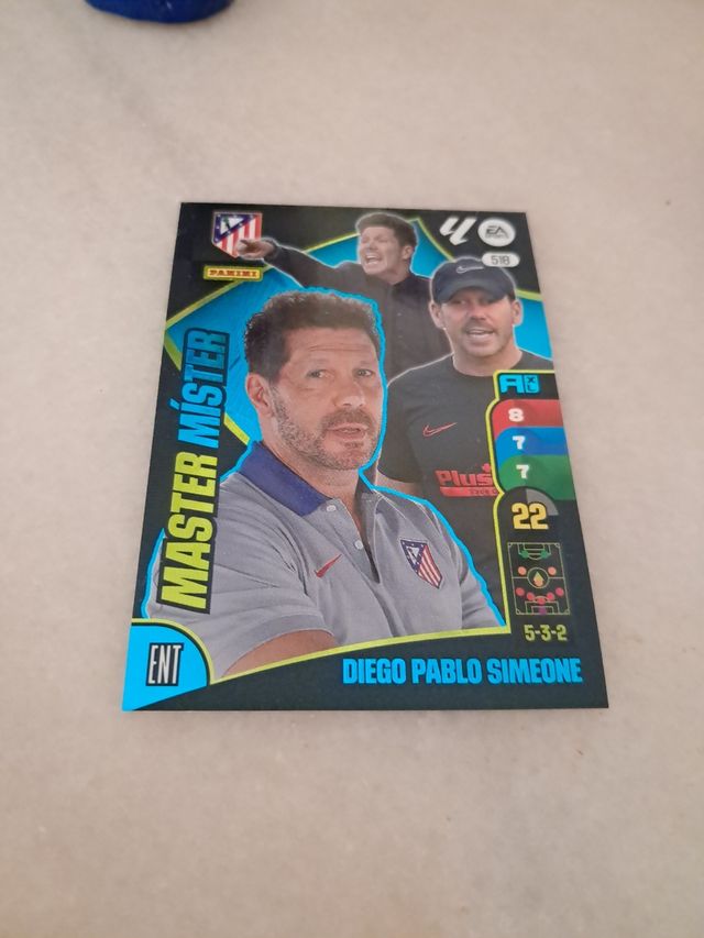 Cromo Master Mister Diego Pablo Simeone Panini