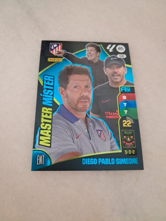 Cromo Master Mister Diego Pablo Simeone Panini